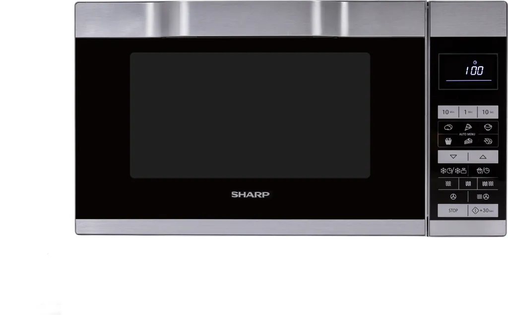 Sharp Home Appliances R861S, Arbeitsfläche, Kombi-Mikrowelle, 25 L, 900 W, Berührung, Silber 5 Sharp Home Appliances R861S, Arbeitsfläche, Kombi-Mikrowelle, 25 L, 900 W, Berührung, Silber – Bild 3