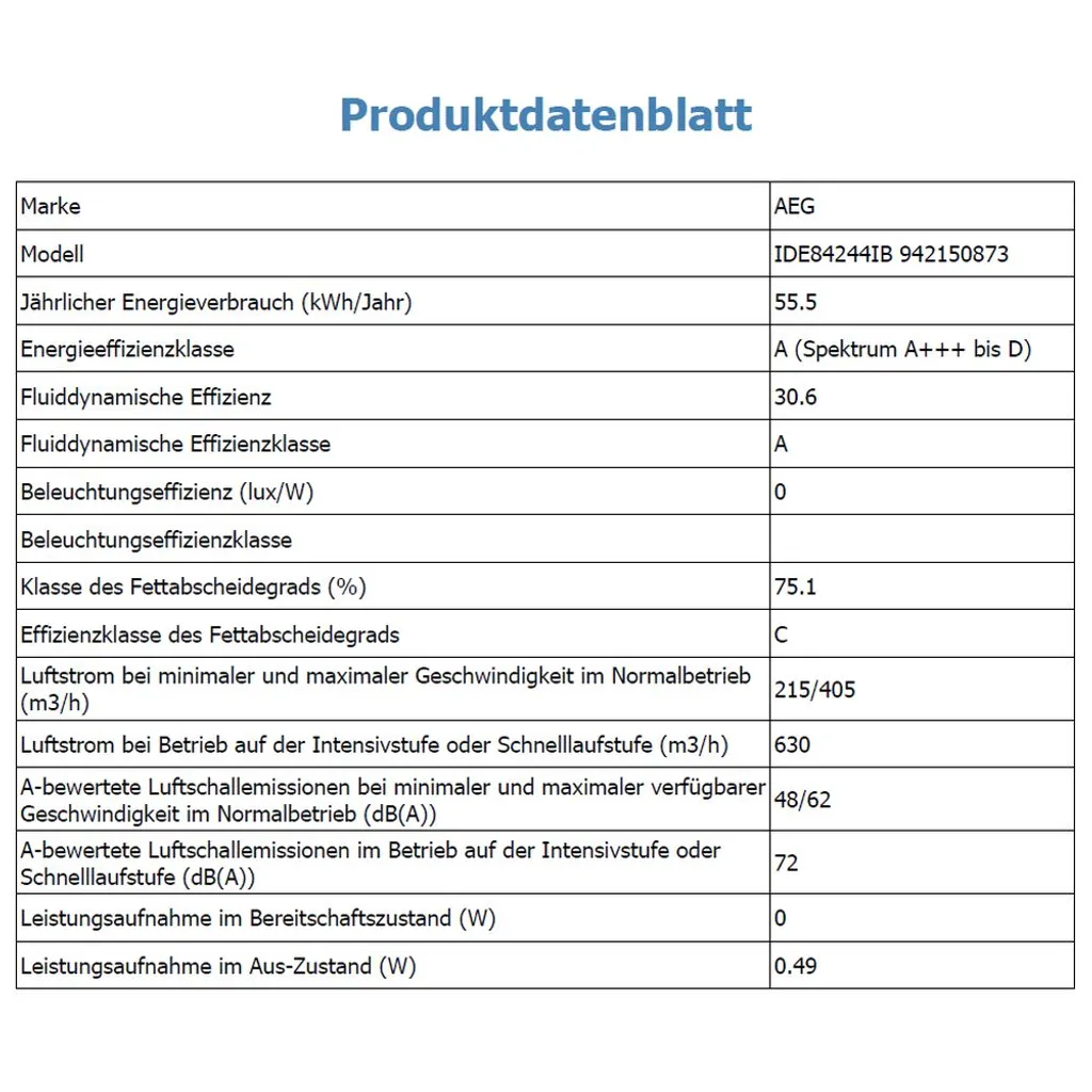 AEG - IDE84244IB - Einbau-Induktions-Kochfeld Mit Integriertem Dunsabzug - Abluft 6 AEG - IDE84244IB - Einbau-Induktions-Kochfeld Mit Integriertem Dunsabzug - Abluft – Bild 4