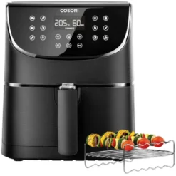 Cosori Premium 5,5-Liter Heißluftfritteuse Mit Spießgestell, Schwarz -Bosch Verkäufe e664d1b26caee9ba28cb5164dbdc4e77