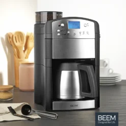 BEEM FRESH-AROMA-PERFECT Filterkaffeemaschine Mit Mahlwerk - Thermo | 2 Isolierkannen Kaffeemaschine Mahlwerk Timer 2x Thermoskanne Filterkaffeemaschine Kaffeeautomat -Bosch Verkäufe e6bfc1cd1c0a9da5d4ae6bc538e28917