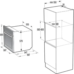 HERDSET Gorenje Einbaubackofen Mit Glaskeramikkochfeld - Autark, 80 Cm BräterZone -Bosch Verkäufe e8005b6dc540ab1b17ae41e44bd7d39d