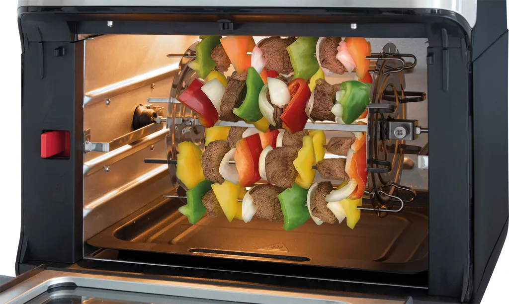 ProfiCook PC-FR 1200 H Heißluft-Fritteuse, 9 Automatikprogramme Inkl. Variabler Zeit Und Temperatureinstellung, Kapazität: Ca. 11 Liter, 4 Einschubhöhen Für Optimale Backergebisse, Edelstahl-schwarz 6 ProfiCook PC-FR 1200 H Heißluft-Fritteuse, 9 Automatikprogramme Inkl. Variabler Zeit Und Temperatureinstellung, Kapazität: Ca. 11 Liter, 4 Einschubhöhen Für Optimale Backergebisse, Edelstahl-schwarz – Bild 4