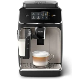 PHILIPS CAFT2235 / 40 / PHI - Automatische Espressomaschine Mit Mahlwerk - 3 Getränke - LatteGo - Touchscreen - Zinkbraun -Bosch Verkäufe e9bc7ba9e24a6f685f97aada4ab80501