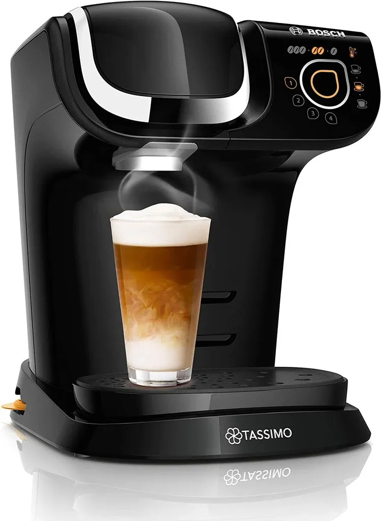 Bosch TASSIMO TAS6502 My Way 2 Kaffeemaschine Schwarz + 20€ Gutschein + 1 Packung Latte Macchiato 6 Bosch TASSIMO TAS6502 My Way 2 Kaffeemaschine Schwarz + 20€ Gutschein + 1 Packung Latte Macchiato – Bild 4