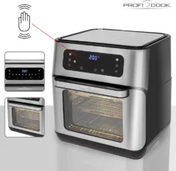 ProfiCook PC-FR 1200 H Heißluft-Fritteuse, 9 Automatikprogramme Inkl. Variabler Zeit Und Temperatureinstellung, Kapazität: Ca. 11 Liter, 4 Einschubhöhen Für Optimale Backergebisse, Edelstahl-schwarz 25 ProfiCook PC-FR 1200 H Heißluft-Fritteuse, 9 Automatikprogramme Inkl. Variabler Zeit Und Temperatureinstellung, Kapazität: Ca. 11 Liter, 4 Einschubhöhen Für Optimale Backergebisse, Edelstahl-schwarz -Bosch Verkäufe ea8ca7eca7103530e04de6b372c8a639
