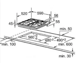 Siemens EO6B6PB10 Gaskochfeld Schwarz Hartglas GAS KOCHFELD HERD -Bosch Verkäufe eb2e3d234e8b704c5a723d7277deeb57
