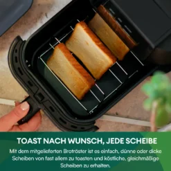 CHEFREE AFW01 Heißluftfritteuse, Mit Visuelles Fensterdesign, Kompaktfriteusen Mit 5L Fassungsvermögen Und 6 Voreingestellte Progra -Bosch Verkäufe ece732488d75ba85fbfa860dfaa4cee0