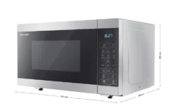 SHARP YC-MS51ES - Mikrowellenherd Mit Einer Funktion - 25 L - Drehteller 31,5 Cm - 900 W Leistung -Bosch Verkäufe f14f45ce047af58d81c90a1ea24d6168