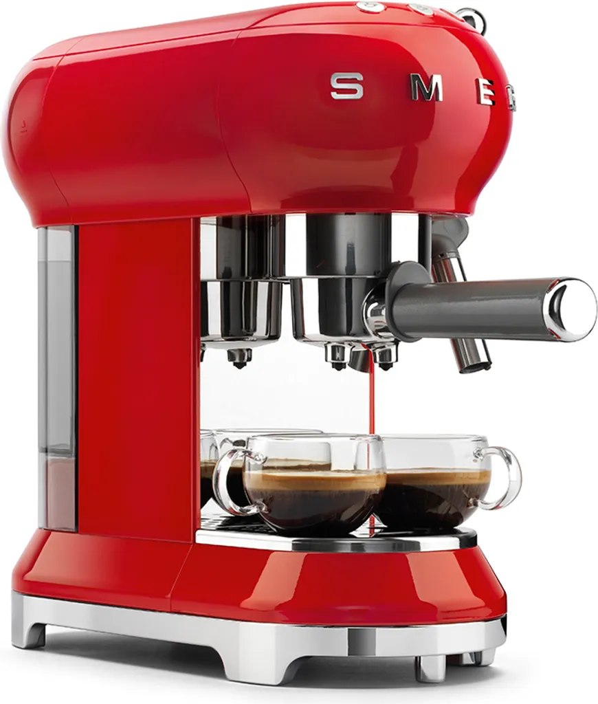 SMEG Espresso Kaffeemaschine Rot ECF01RDEU 8 SMEG Espresso Kaffeemaschine Rot ECF01RDEU – Bild 6