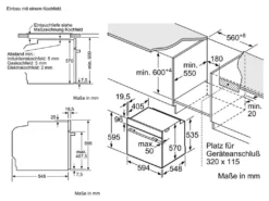 Bosch Einbaubackofen HBA3140S0 Backofen - Autark, Teleskopauszug, 3D-Heißluft -Bosch Verkäufe f355dee47eeba2d72ea45aa31ba2dcd1