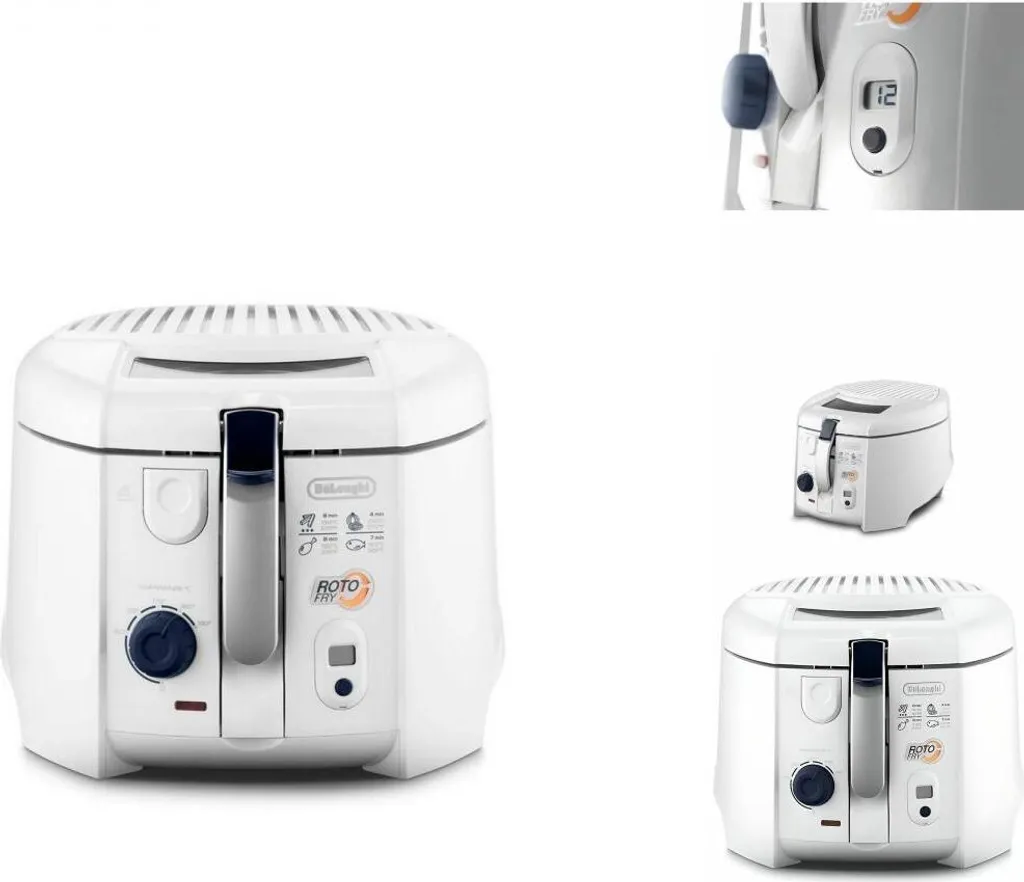 De'Longhi Delonghi F 28533 Roto-Fritteuse Weiss 9 De'Longhi Delonghi F 28533 Roto-Fritteuse Weiss – Bild 7