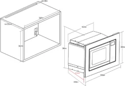 PKM Einbau Mikrowelle Microwellengerät Mikrowellenherd MW820-EBM Edelstahl 800 W -Bosch Verkäufe f428e6c42937eeea06d91aa8ec593f2c