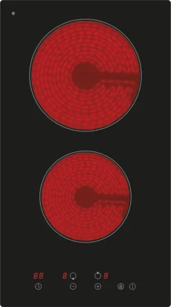 PKM Glaskeramik-Doppelkochplatte EB-GK-2TCG
