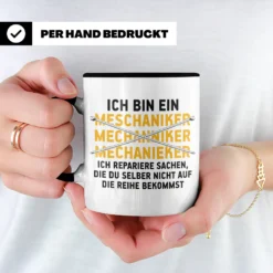 Lustige Tasse Automechaniker KFZ Mechaniker Geschenk Mechatroniker Werkstatt Tasse (Schwarz) -Bosch Verkäufe f899ffd7e6c29d77a53d17a6f7df1f7a