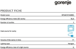 Bosch Gorenje - BPSA6747A08BG - Einbau-Backofen - Pyrolyse -Bosch Verkäufe f89b33aa8b3e10297a349b8e6ad2462d