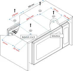 PKM Unterbau- Und Stand-Mikrowelle Microwellengerät MW700-20 UB2 700 Watt 20 L -Bosch Verkäufe fa4501a899502653252626839ca34238