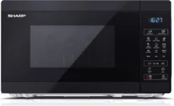 SHARP YC-MG02EB Mikrowelle Mit Grill (Mikrowelle: 800W, Grill: 1000W)