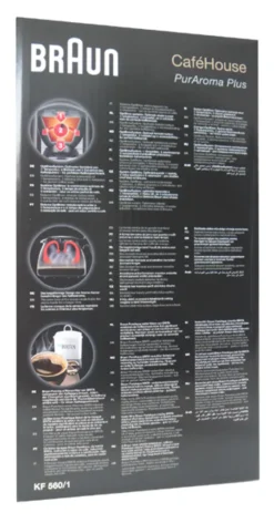 BRAUN Kaffeemaschine KF 560/1 Schwarz -Bosch Verkäufe fcf2dc779fee12f79e88ee94188e5f74