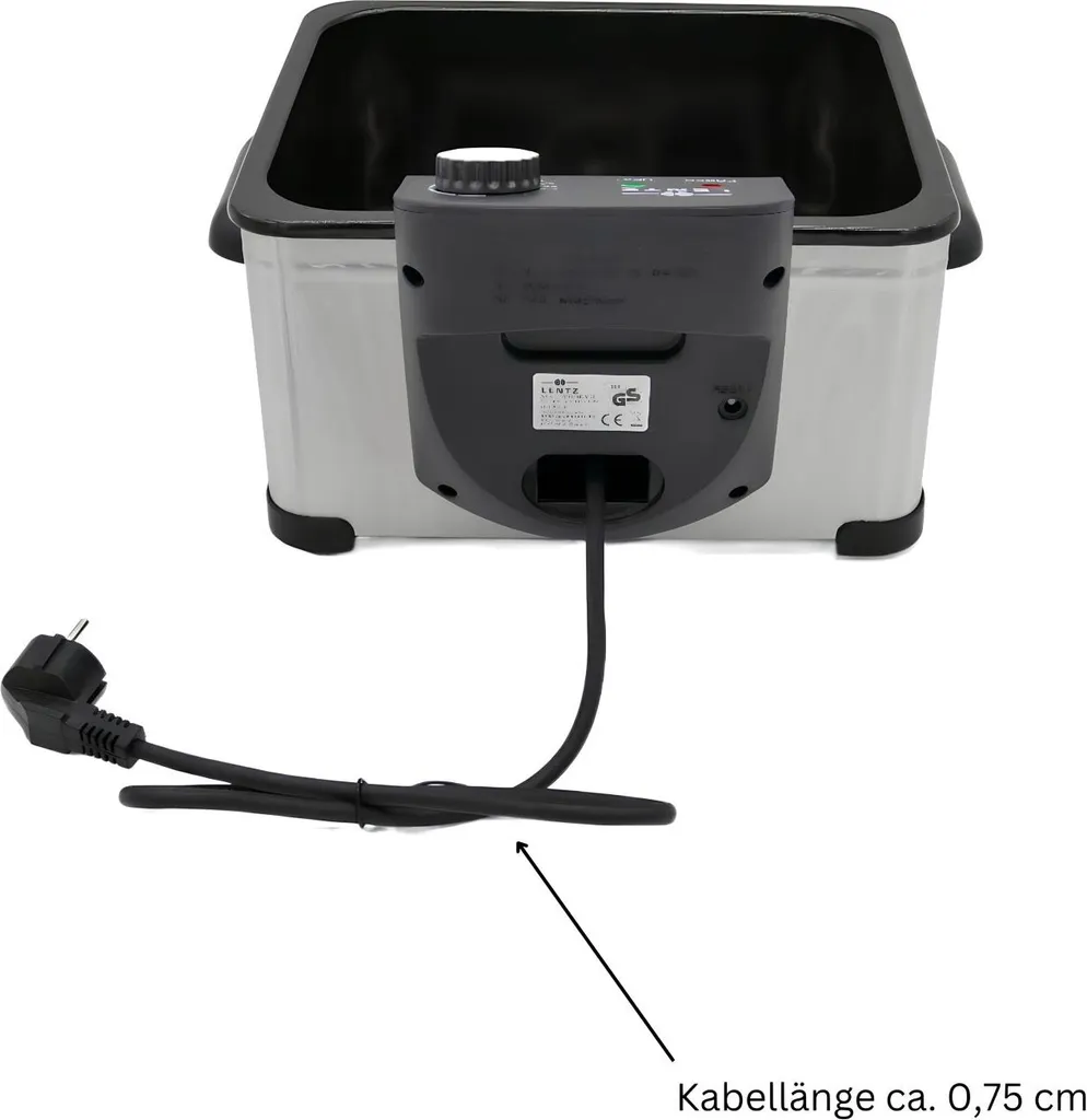 Lentz 5 Liter Edelstahl Kaltzonen-Fritteuse Mit Deckel Inkl. Fritierkorb 2000 Watt Friteuse 9 Lentz 5 Liter Edelstahl Kaltzonen-Fritteuse Mit Deckel Inkl. Fritierkorb 2000 Watt Friteuse – Bild 7