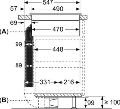 Bosch PXX875D57E InduktionsKochfeld Mit Dunstabzug 80cm EEK:B (Aussteller) -Bosch Verkäufe fe2b03df8b95d3c1097fc5f09887a9b2