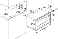 PKM Einbau Mikrowelle Mit Grill Microwelle MW800.8-20G-EB Edelstahl 800 W 20L -Bosch Verkäufe fe53d787bc2d6fd5edc482a17854579e